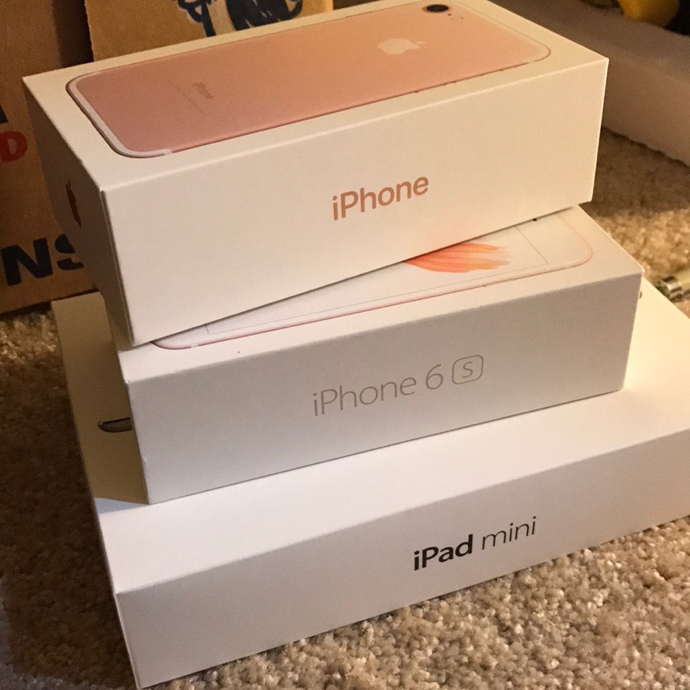 Empty apple box